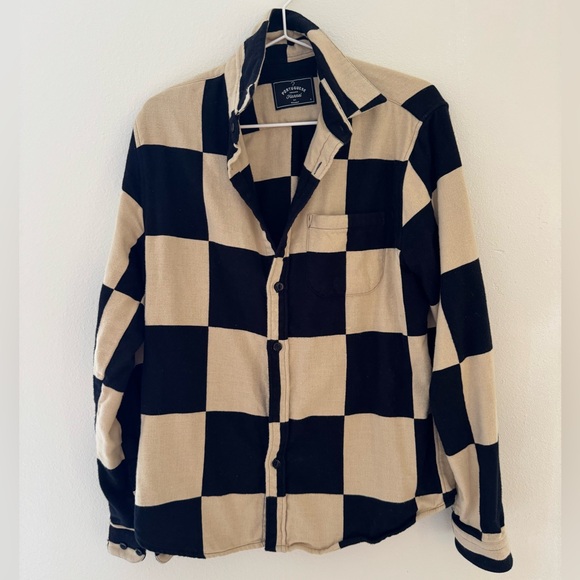 LIKE NEW Portuguese Flannel heavyweight flannel in checkered Men’s Small - Picture 2 of 10